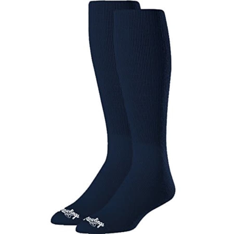 Rawlings Baseball Socks (2 Pair), Navy Blue, Large for $12