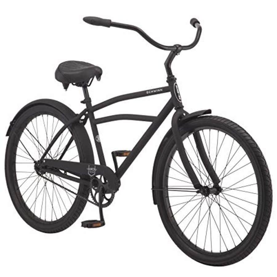 Schwinn Huron Adult Beach Cruiser Bike, Featuring 17-Inch/Medium Steel Step-Over Frames, 1-Speed for $314 Schwinn Huron Adult Beach Cruiser Bike, Featuring 17-Inch/Medium Steel Step-Over Frames, 1-Speed for $314