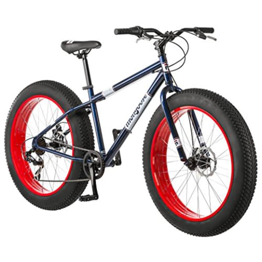 Mongoose Dolomite Fat Tire Men's Mountain Bike | 17-Inch/Medium High-Tensile Steel Frame, 7-Speed, for $520