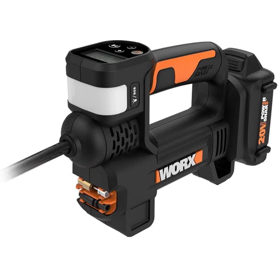 Worx 20V Power Share Cordless Air Pump Inflator Kit for $90 Worx 20V Power Share Cordless Air Pump Inflator Kit for $90