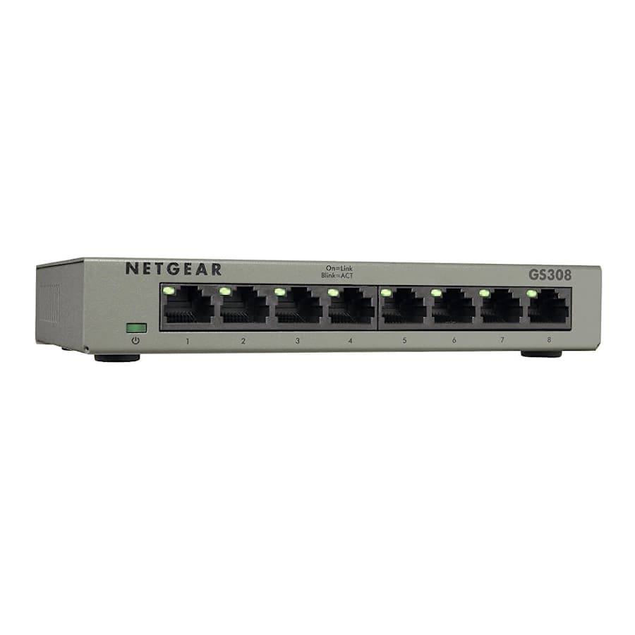 Netgear 8-Port Gigabit Ethernet Switch for $18 Netgear 8-Port Gigabit Ethernet Switch for $18