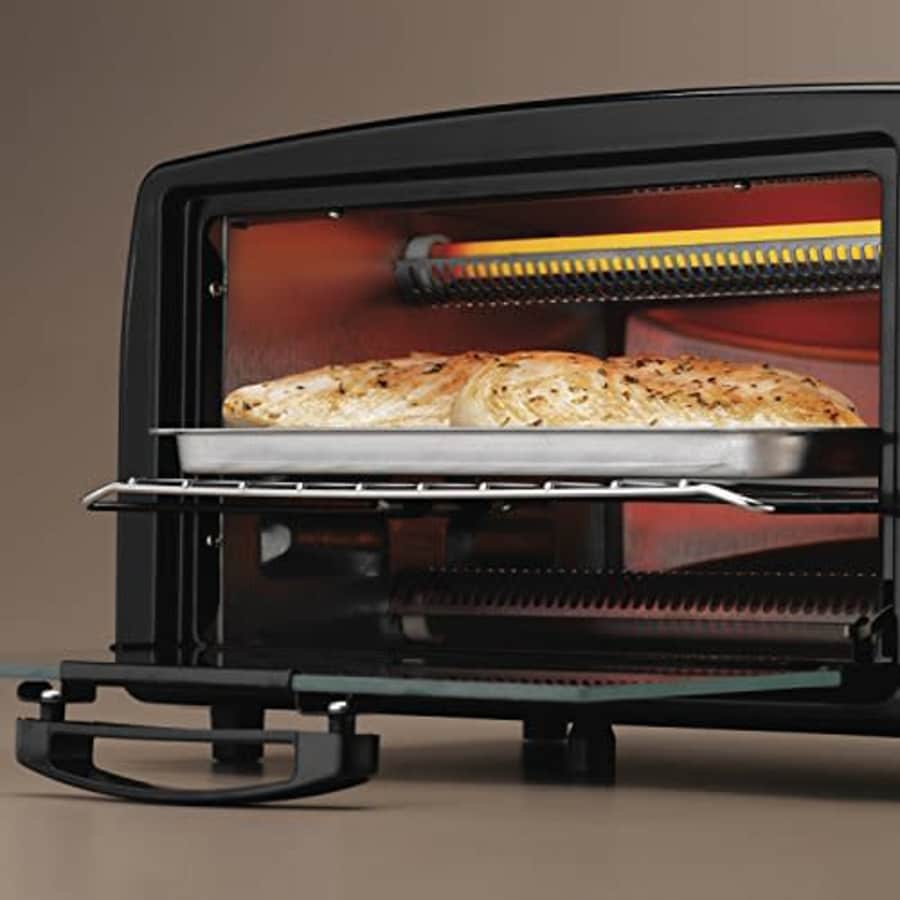 Hamilton Beach, Black Proctor Silex 4-Slice Toaster Oven, (31118R), One Size for $50