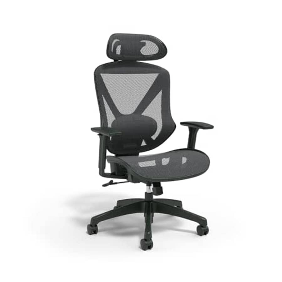 Staples Dexley Ergonomic Mesh Swivel Task Chair, Black (UN56946) for $150 Staples Dexley Ergonomic Mesh Swivel Task Chair, Black (UN56946) for $150