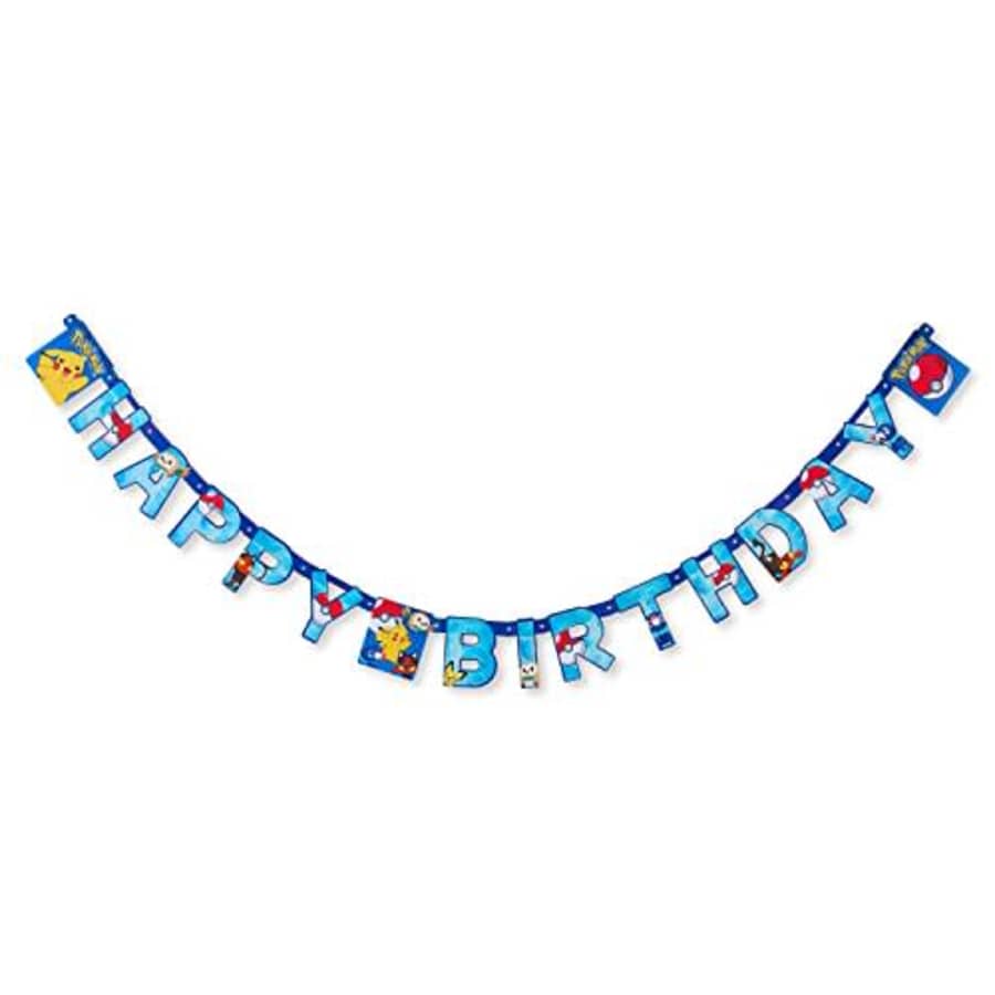 American Greetings Pokemon Party Supplies, Banner (1-Count) for $8