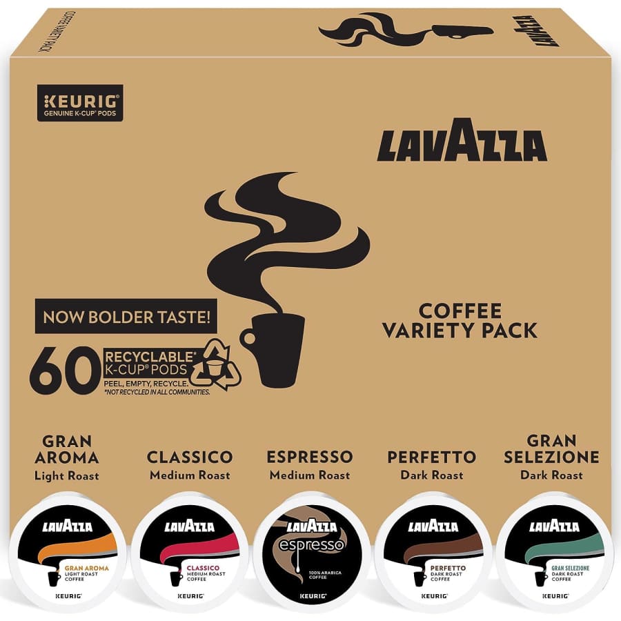 Lavazza Variety Pack Single-Serve K-Cup 60ct for $20 via Sub & Save