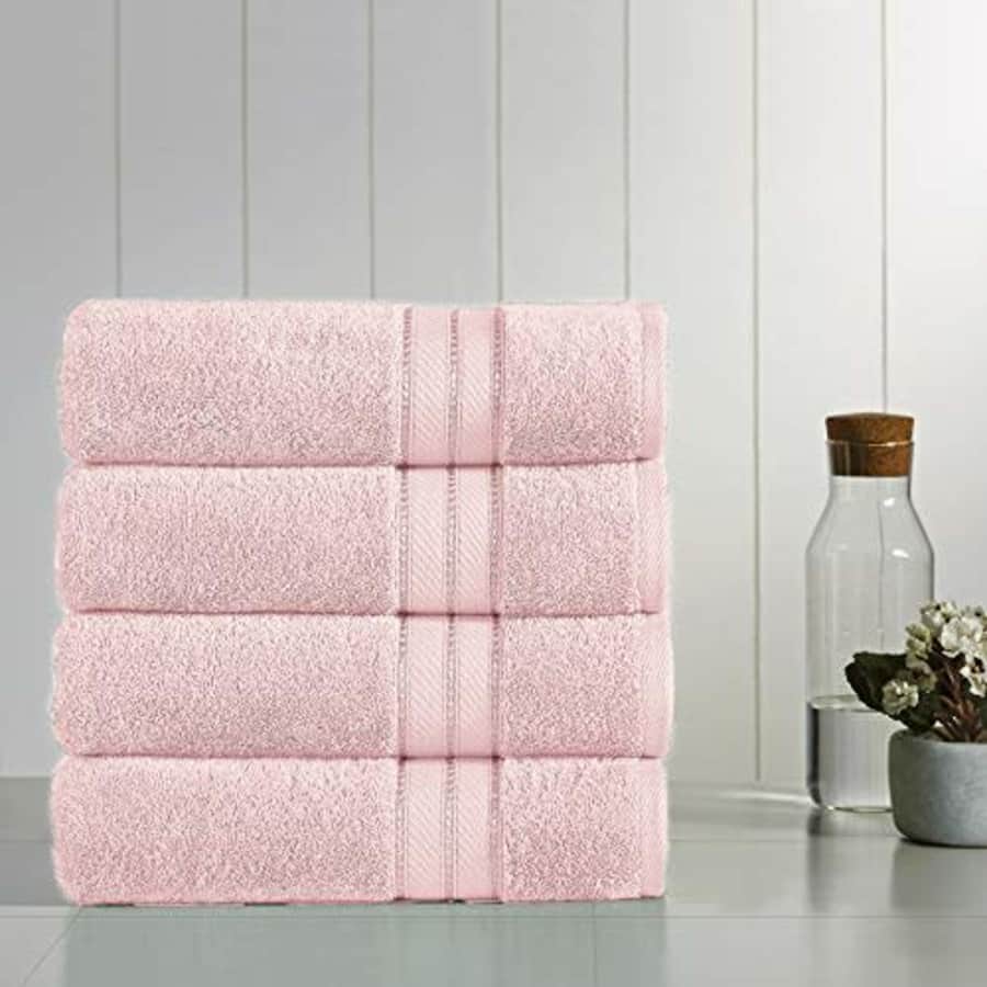 Amrapur Overseas 4-Pack SpunLoft Bath Towel, 30x54, Blush for $41 Amrapur Overseas 4-Pack SpunLoft Bath Towel, 30x54, Blush for $41