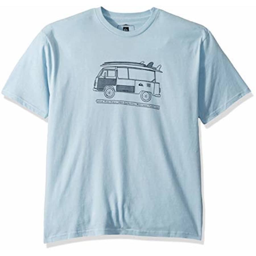 Quiksilver Waterman Men's Cruz Control TEE Shirt, Cerulean Heather, S for $12