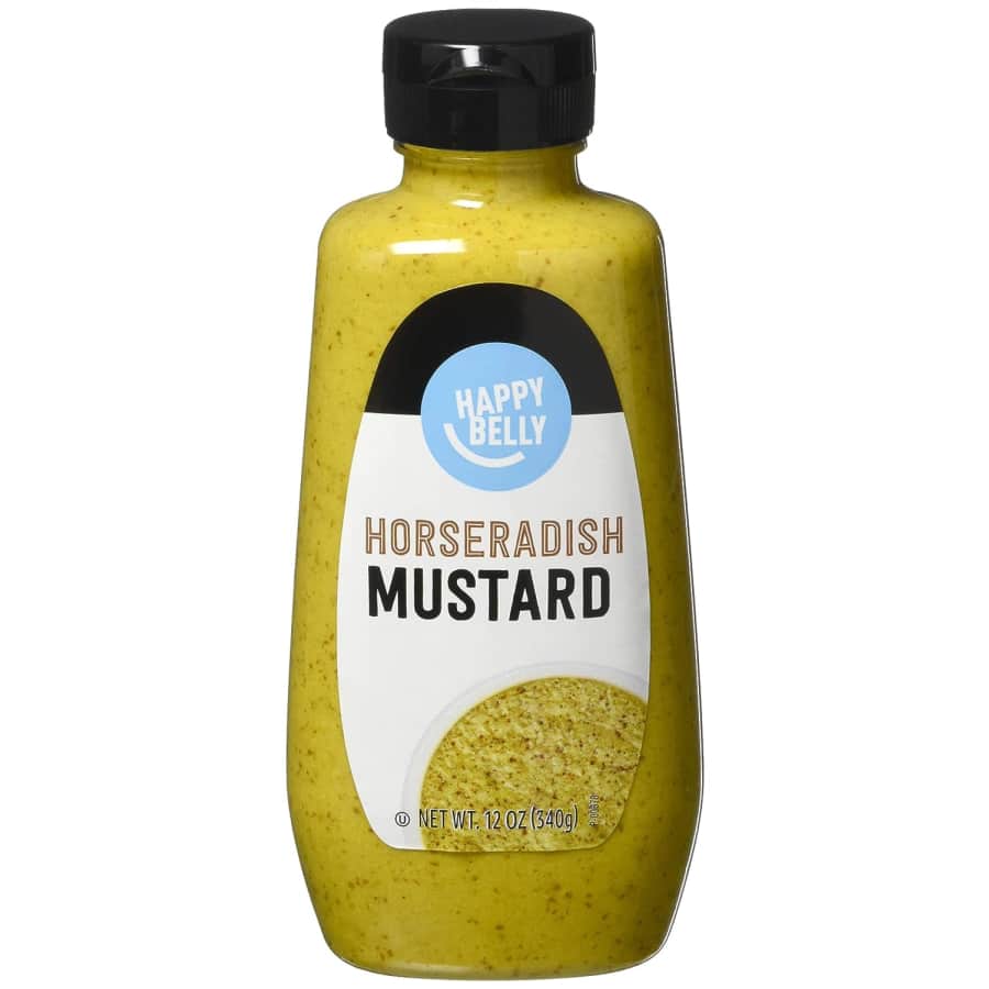 Happy Belly 12-oz. Kosher Horseradish Mustard for $1 Happy Belly 12-oz. Kosher Horseradish Mustard for $1