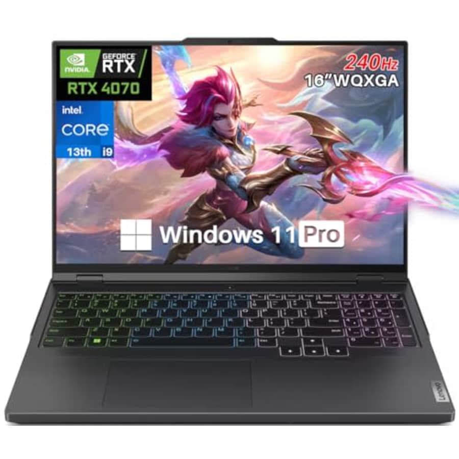 Lenovo Legion Pro 5i Gaming Laptop, 16" WQXGA 2K 240Hz Screen, Intel 24-Core i9-13900HX Up to 5.40 for $1,890