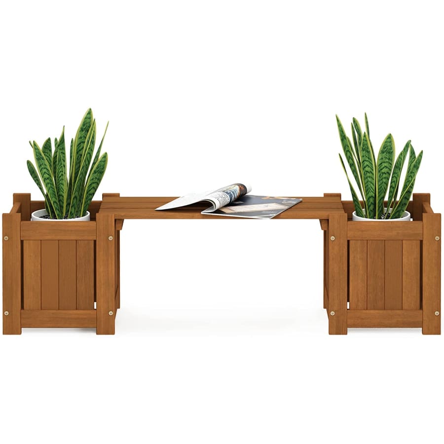 Furinno Tioman Hardwood Mini Planter Box for $41 Furinno Tioman Hardwood Mini Planter Box for $41