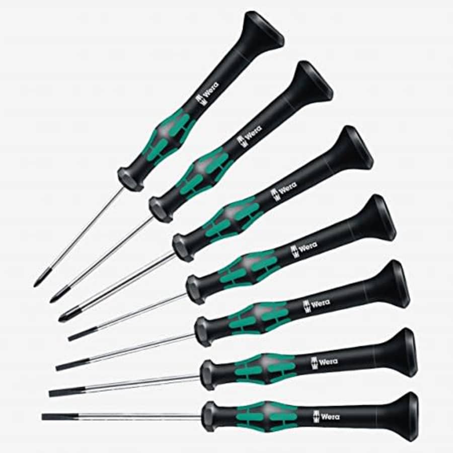 Wera 2035/2050 PH 00-01/7 Kraftform Micro Slotted/Phillips Precision Screwdriver Set for $21 Wera 2035/2050 PH 00-01/7 Kraftform Micro Slotted/Phillips Precision Screwdriver Set for $21