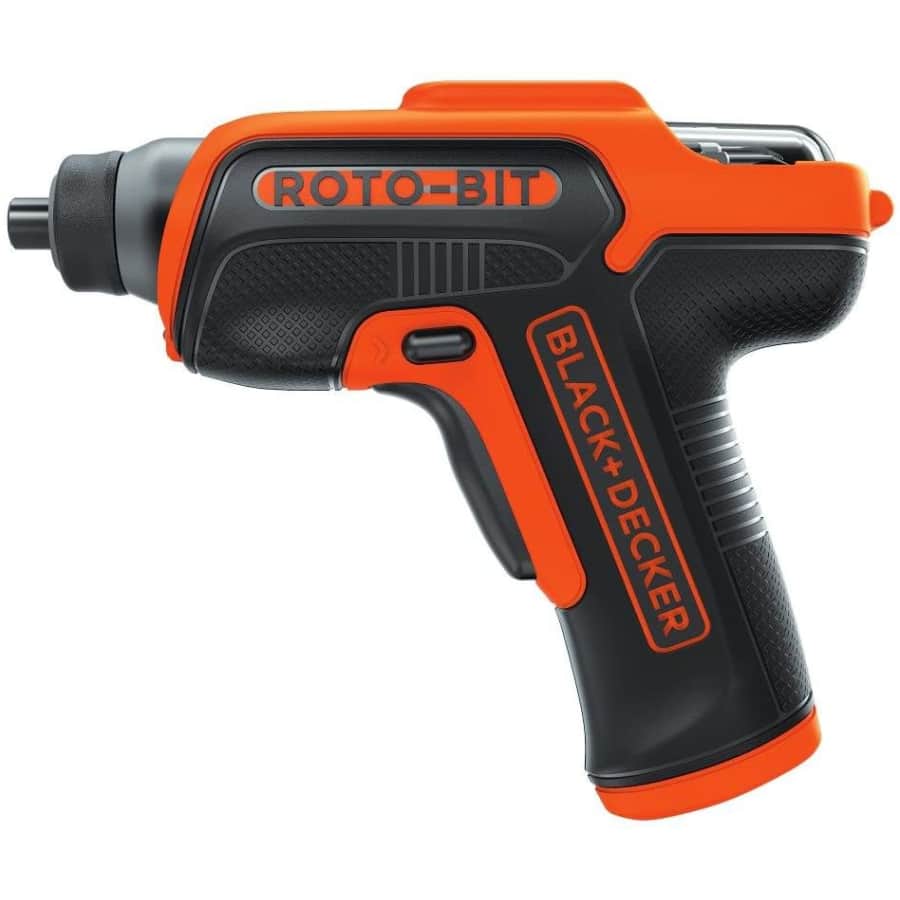 Black+Decker Black + Decker Roto-Bit 4V Max Cordless Screwdriver w/ Bit Storage for $28 Black+Decker Black + Decker Roto-Bit 4V Max Cordless Screwdriver w/ Bit Storage for $28