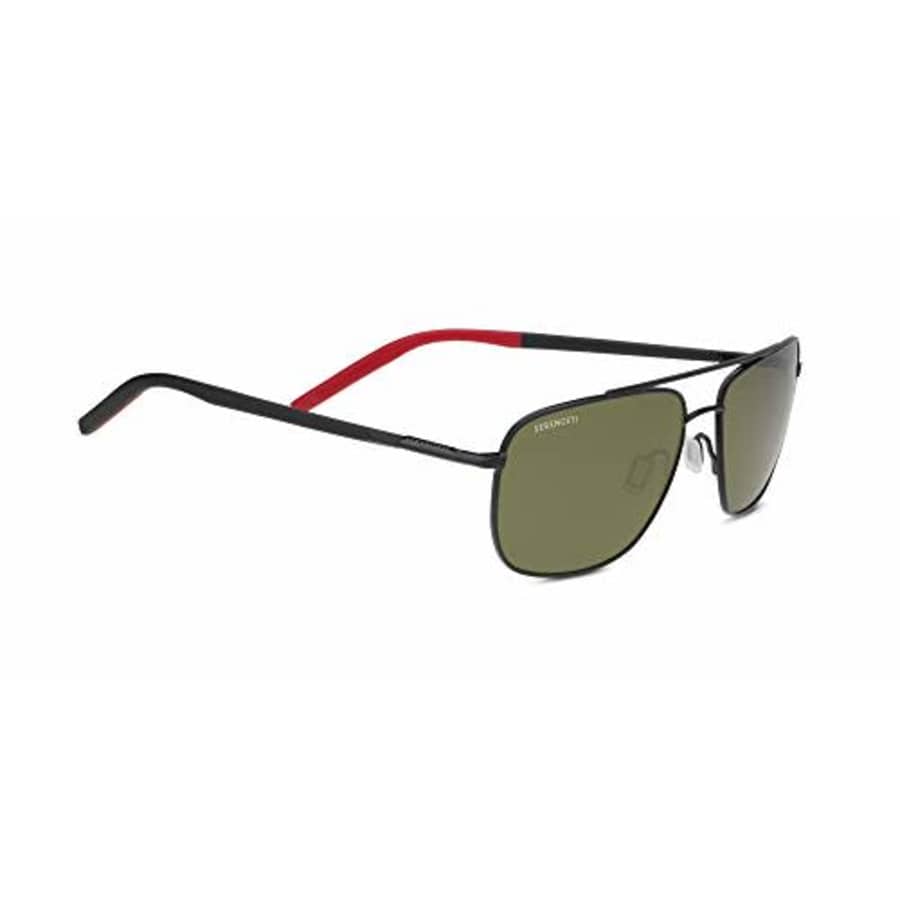 Serengeti Tellaro Sunglasses (Shiny Black/Black/Red -Polarized 555nm) for $275 Serengeti Tellaro Sunglasses (Shiny Black/Black/Red -Polarized 555nm) for $275