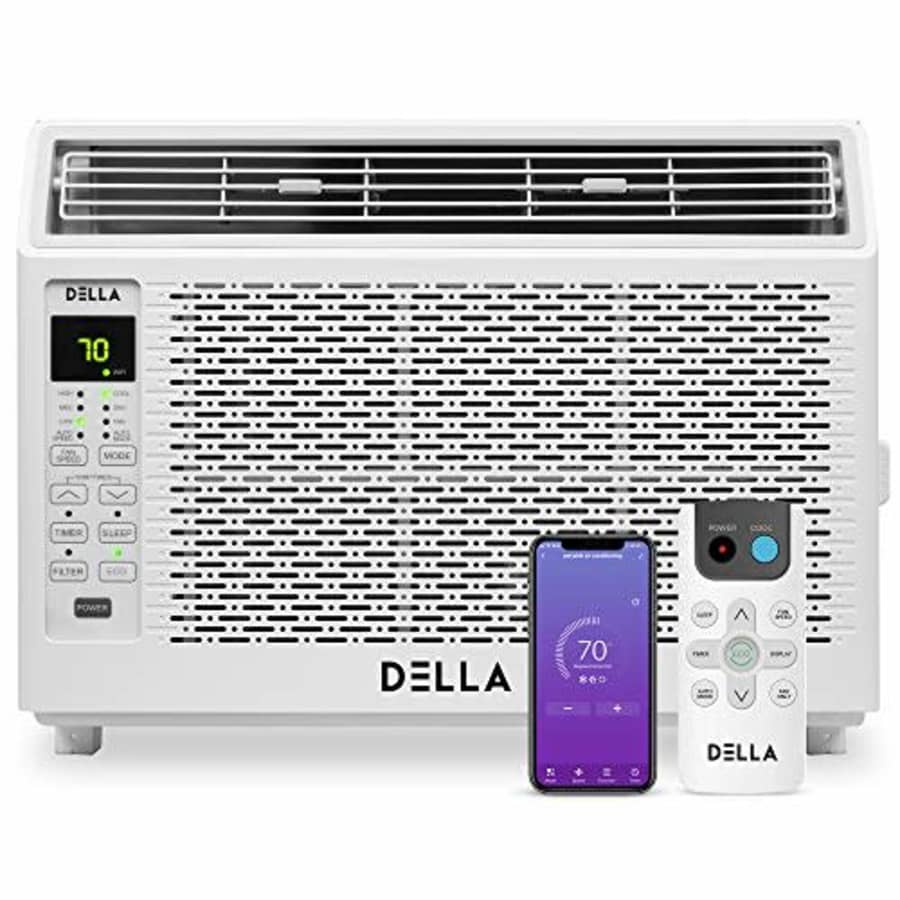 Della 6000 BTU Energy Star Window Air Conditioner 115V/60Hz Whisper Quiet AC For Rooms up to 250 sq for $230 Della 6000 BTU Energy Star Window Air Conditioner 115V/60Hz Whisper Quiet AC For Rooms up to 250 sq for $230