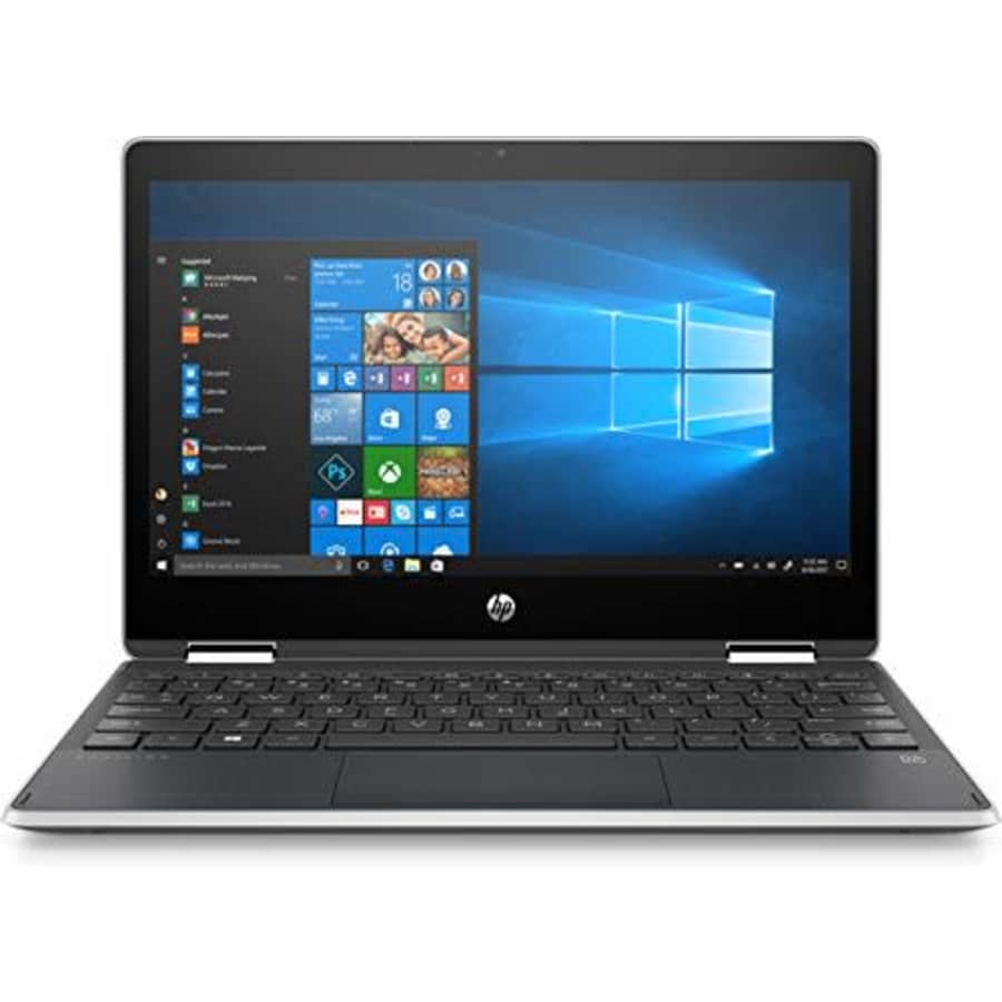 HP - Pavilion x360 2-in-1 11.6" Touch-Screen Laptop - Intel Pentium - 4GB Memory - 128GB Solid for $371