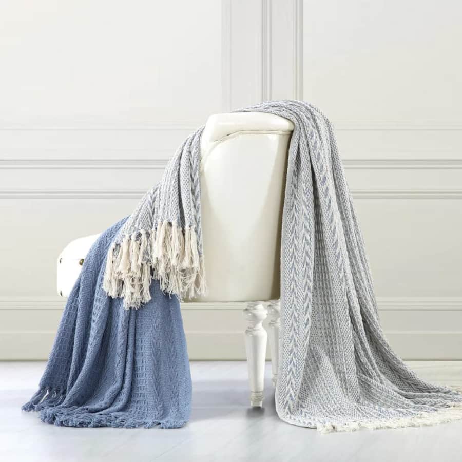 Modern Threads Throw Blanket 2-Pack for $18