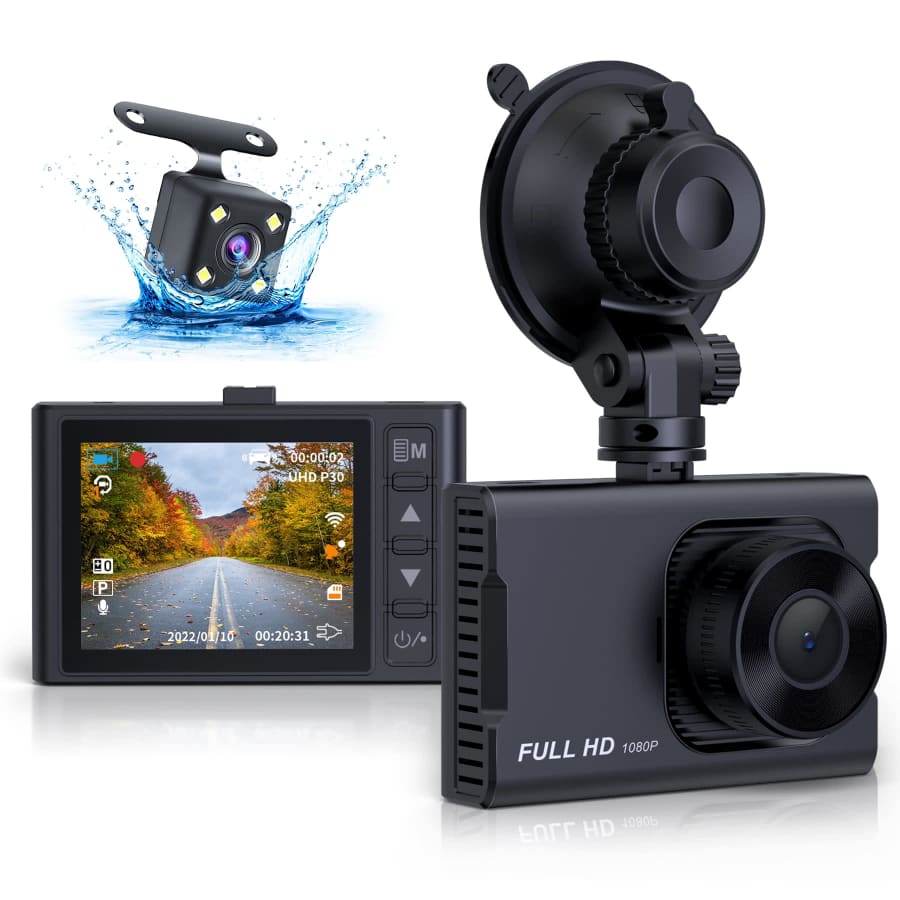 Nexpow Front and Rear HD Dash Camera for $40 Nexpow Front and Rear HD Dash Camera for $40