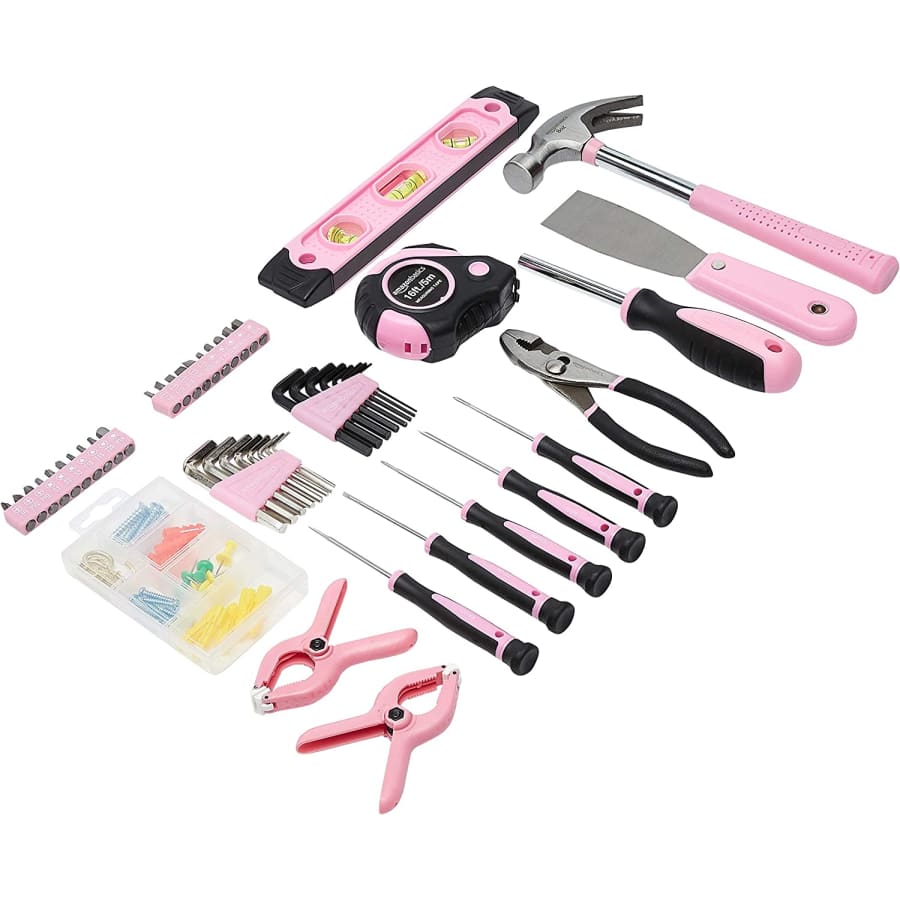 Amazon Basics 82-Piece Tool Set with Tool Bag for $16