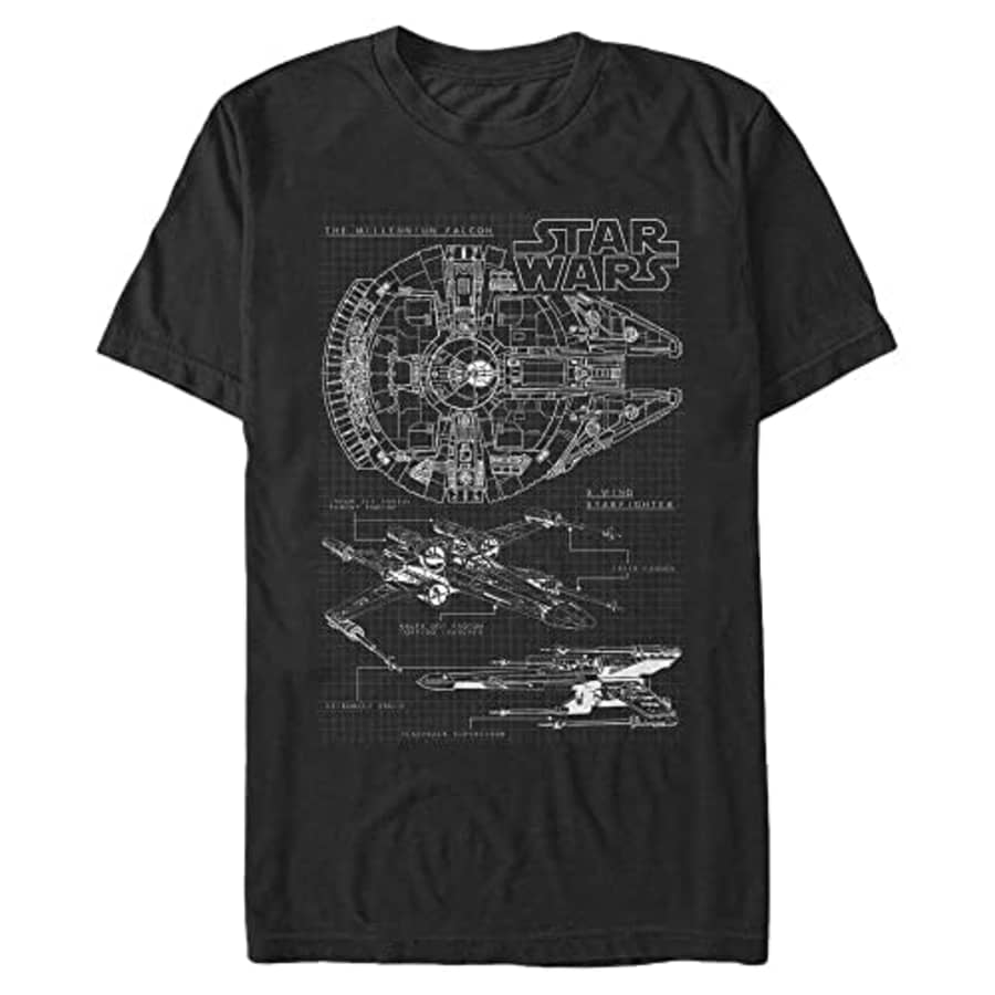 Star Wars Big & Tall SCEME Men's Tops Short Sleeve Tee Shirt, Black, 4X-Large for $23 Star Wars Big & Tall SCEME Men's Tops Short Sleeve Tee Shirt, Black, 4X-Large for $23