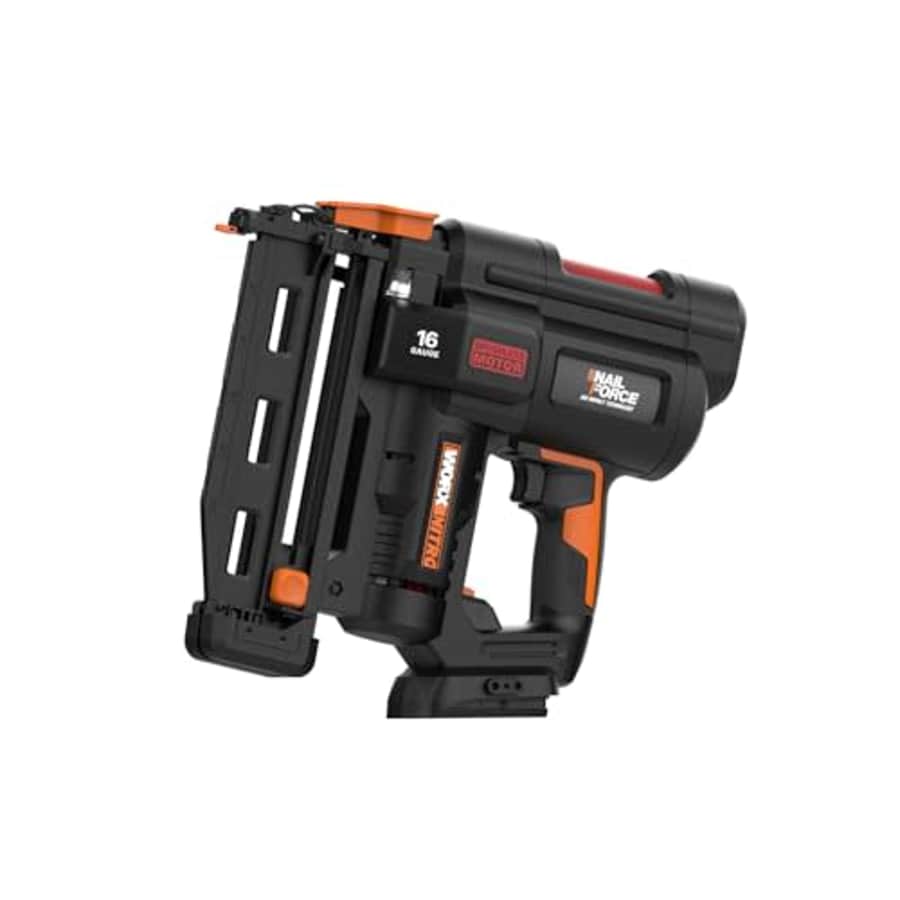 Worx Nitro 20V 16GA Finish Nailer Cordless 70 Nails/Min Sinks Up to 2-1/2", Compact Cordless Nail for $180 Worx Nitro 20V 16GA Finish Nailer Cordless 70 Nails/Min Sinks Up to 2-1/2", Compact Cordless Nail for $180
