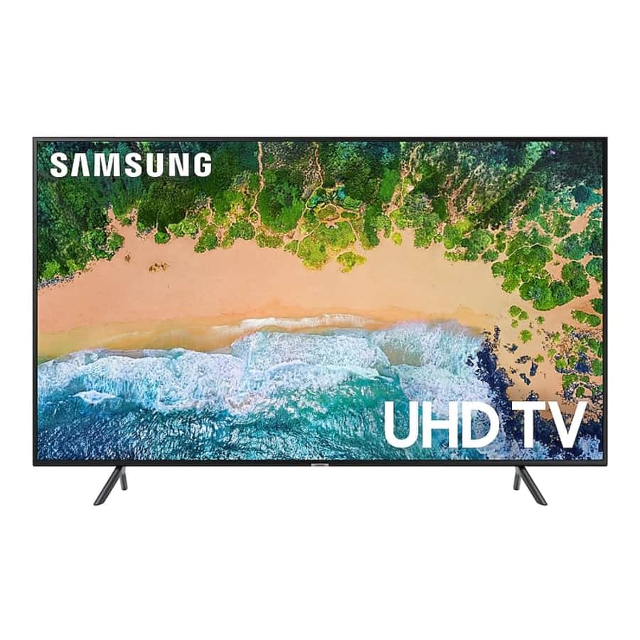 Samsung UN43NU7100 43" 120Hz Smart 4K HDR UHD LED TV for $240 Samsung UN43NU7100 43" 120Hz Smart 4K HDR UHD LED TV for $240