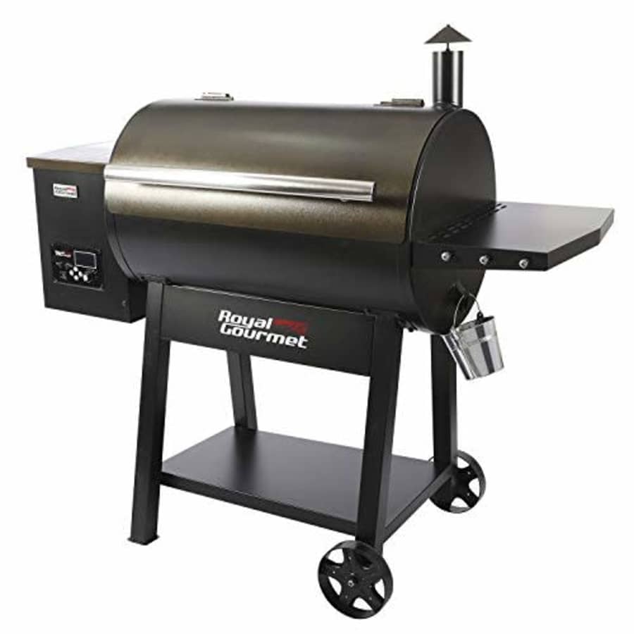 Royal Gourmet PL2032 Wood Pellet Grill, Bronze for $399
