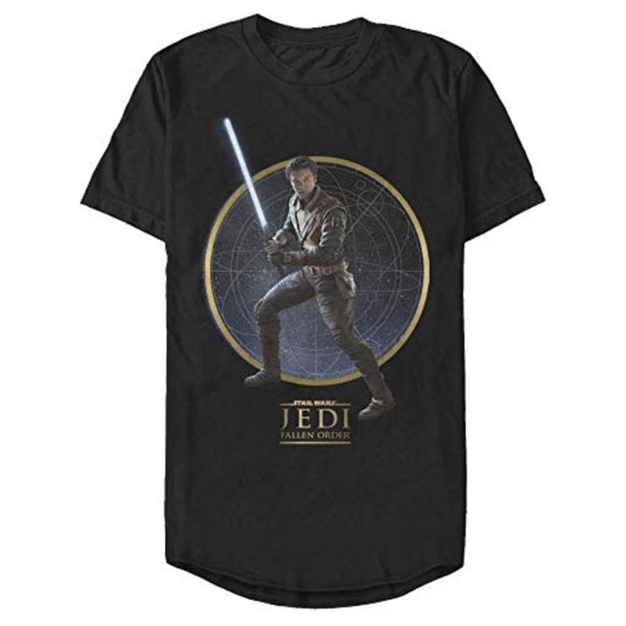 STAR WARS Men's T-Shirt, Black, Medium for $24