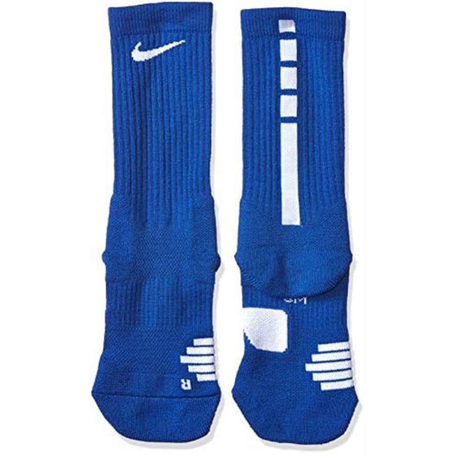 Nike Elite Basketball Crew Socks (Game Royal/White, Small) for $42 Nike Elite Basketball Crew Socks (Game Royal/White, Small) for $42