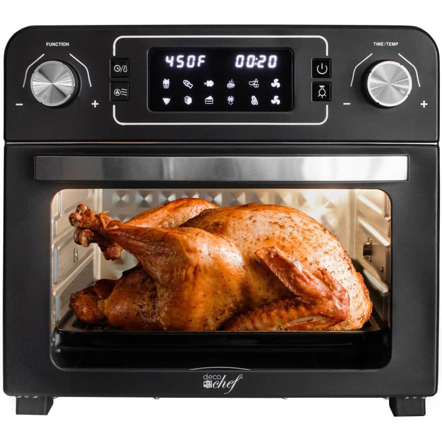 Deco Chef 24-Quart Air Fryer Countertop Toaster Oven for $136 in cart