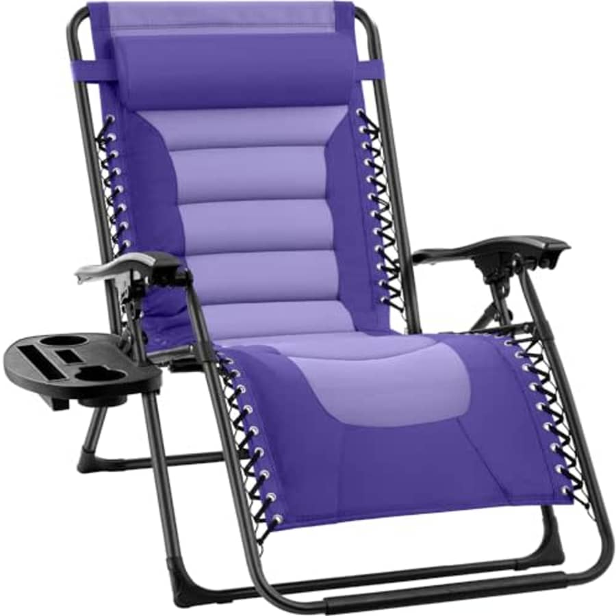 Best Choice Products Oversized Padded Zero Gravity Chair, Folding Outdoor Patio Recliner, XL Anti for $72 Best Choice Products Oversized Padded Zero Gravity Chair, Folding Outdoor Patio Recliner, XL Anti for $72