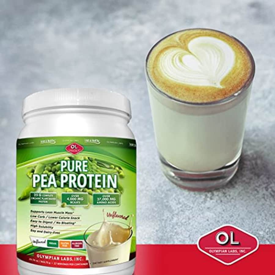 Olympian Labs Vanilla Pea Protein, 736 Grams, 20 servings for $36 Olympian Labs Vanilla Pea Protein, 736 Grams, 20 servings for $36