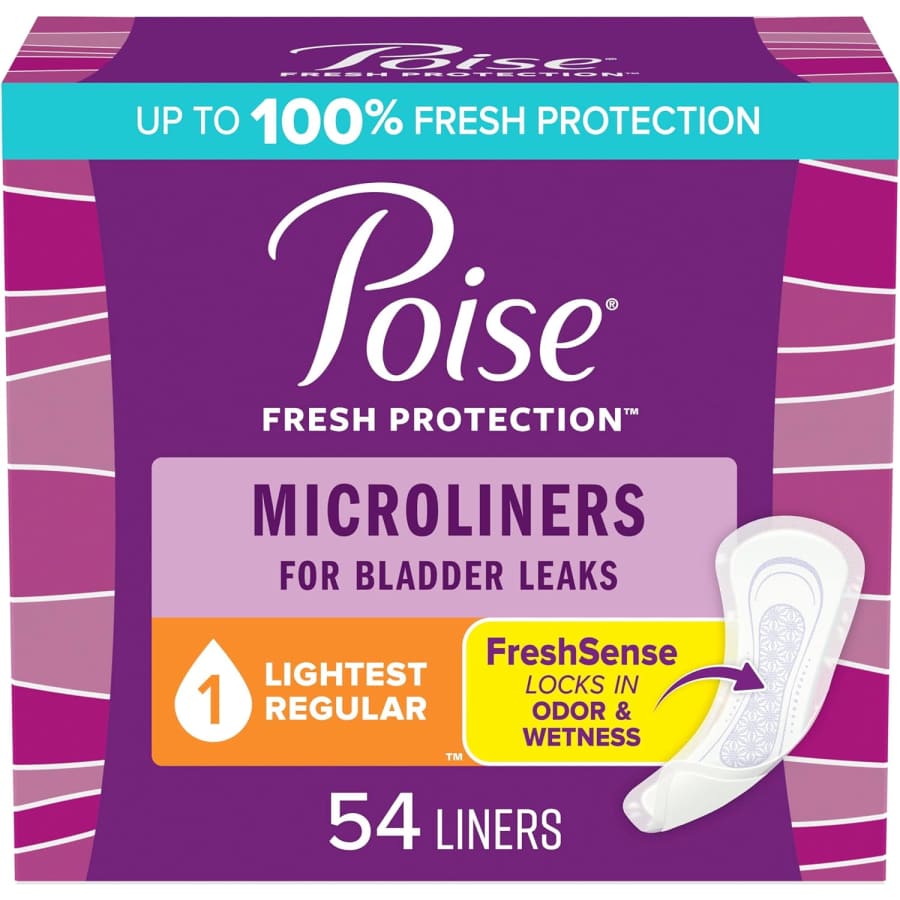Poise Fresh Protection Microliners 54-Pack for $2.69 w/ Sub & Save