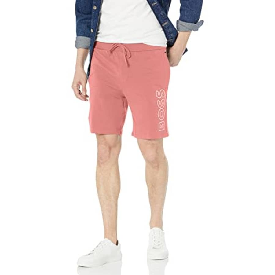 Hugo Boss BOSS Men's Identity Lounge Shorts, Open Pink, M for $35 Hugo Boss BOSS Men's Identity Lounge Shorts, Open Pink, M for $35