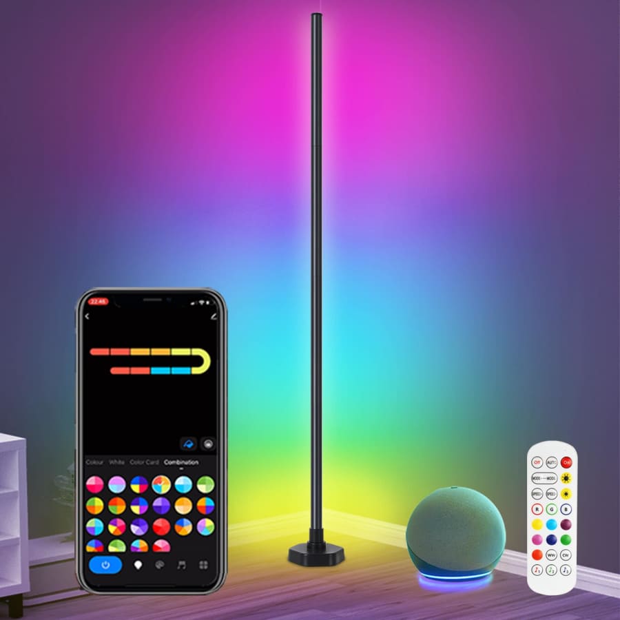 SelectID RGB Corner Floor Lamp with Remote for $20 SelectID RGB Corner Floor Lamp with Remote for $20
