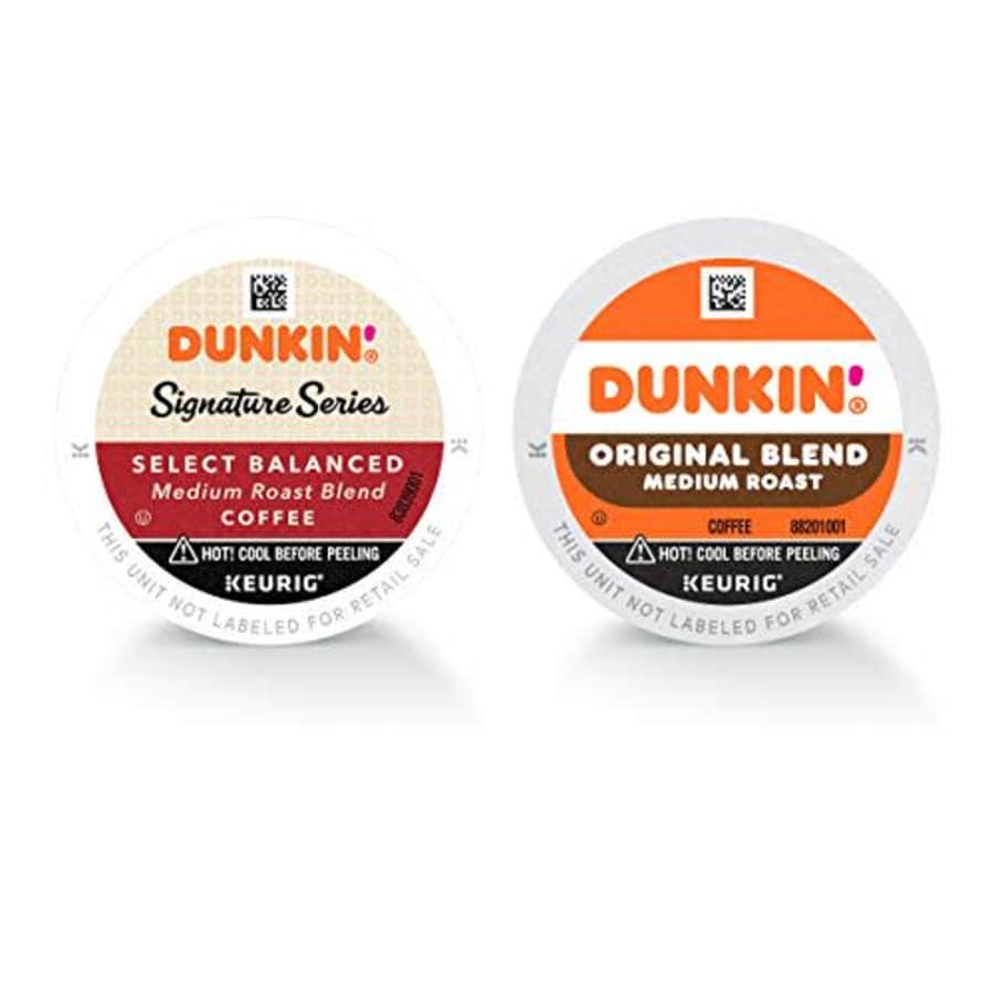 Dunkin Donuts Dunkin' Original Blend & Signature Series Select Balanced Blends Medium Roast Coffee, 60 K Cups for for $84 Dunkin Donuts Dunkin' Original Blend & Signature Series Select Balanced Blends Medium Roast Coffee, 60 K Cups for for $84