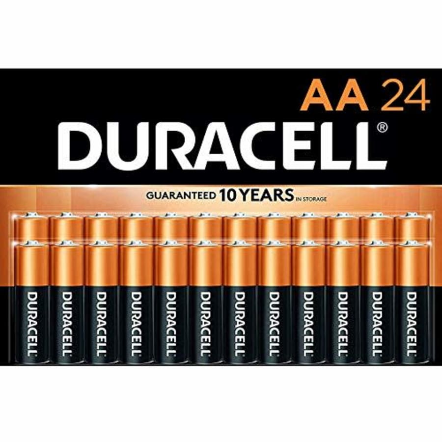 Duracell - CopperTop AA Alkaline Batteries - long lasting, all-purpose Double A battery for for $25 Duracell - CopperTop AA Alkaline Batteries - long lasting, all-purpose Double A battery for for $25