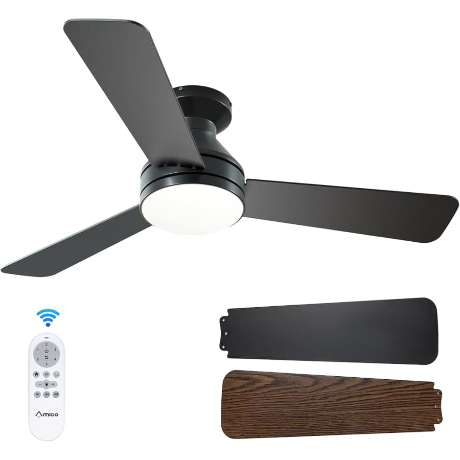 Amico 42" Low-Profile Ceiling Fan with Light and Remote Control for $60 Amico 42" Low-Profile Ceiling Fan with Light and Remote Control for $60