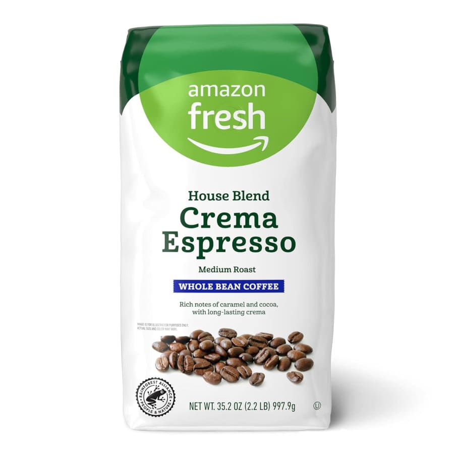 Amazon Fresh House Blend Crema Espresso 2.2-lb. Bag for $9.91 via Sub. & Save Amazon Fresh House Blend Crema Espresso 2.2-lb. Bag for $9.91 via Sub. & Save