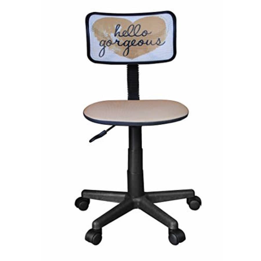 Urban Shop Printed Swivel Mesh Chair, Hello Gorgeous for $40