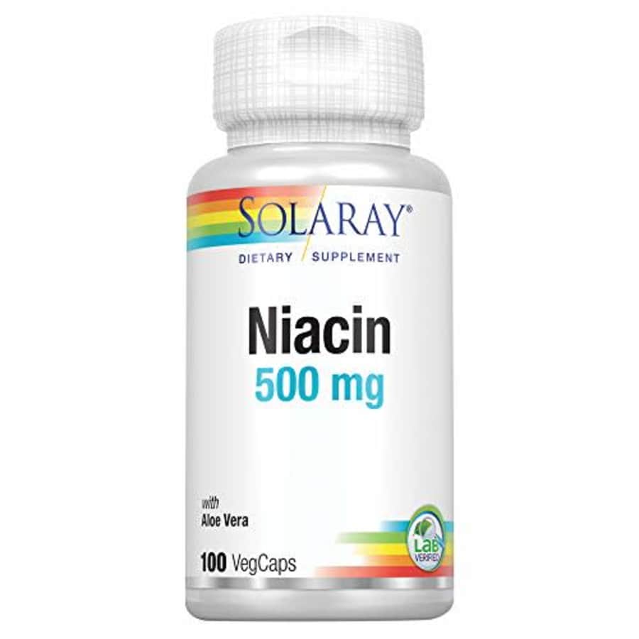 Solaray Niacin 500 mg, Vitamin B3 | Skin Health, Cardiovascular, Nervous System & Circulation for $10 Solaray Niacin 500 mg, Vitamin B3 | Skin Health, Cardiovascular, Nervous System & Circulation for $10