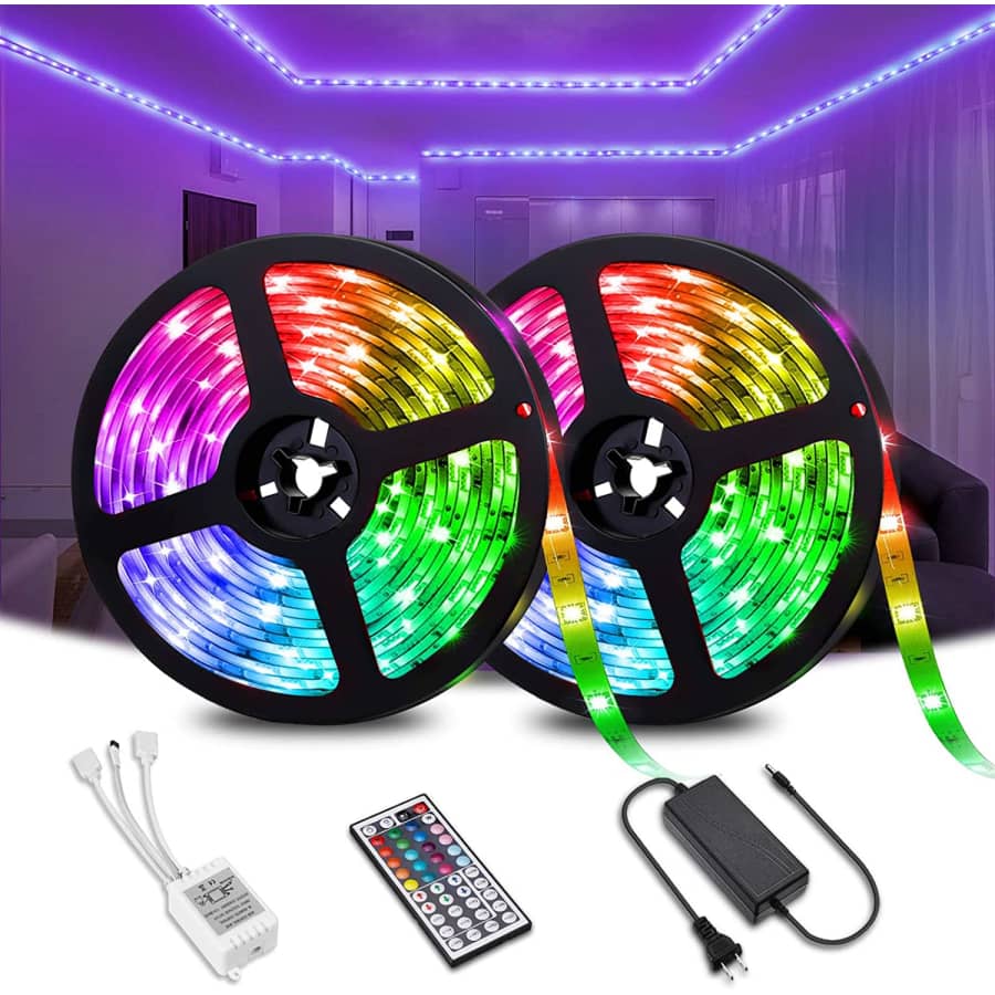 Elfeland 33-Foot RGB LED Strip Light for $12