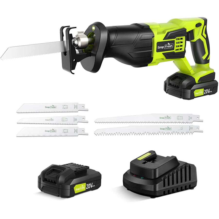 SnapFresh 20V Cordless Reciprocating Saw for $50 w/ Prime