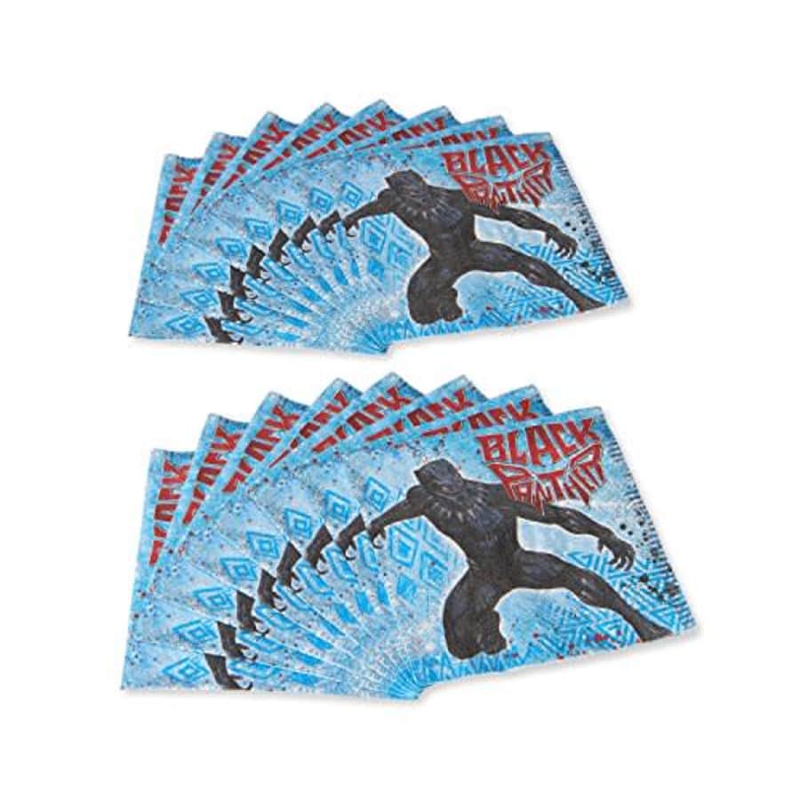 American Greetings Black Panther Party Supplies, Paper Lunch Napkins, 16-Count for $7 American Greetings Black Panther Party Supplies, Paper Lunch Napkins, 16-Count for $7