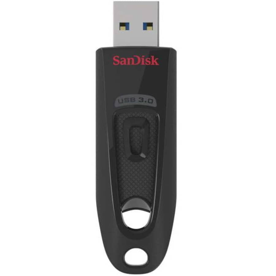 SanDisk 256GB Ultra USB 3.0 Flash Drive for $27