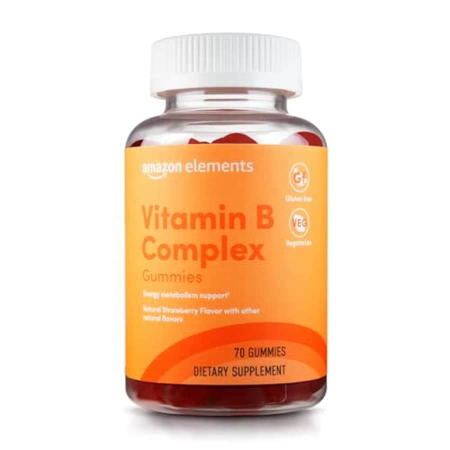 Amazon Elements - B-Complex, Supports Immune and Normal Energy Metabolism, 70 Gummies, 70-Day for $10