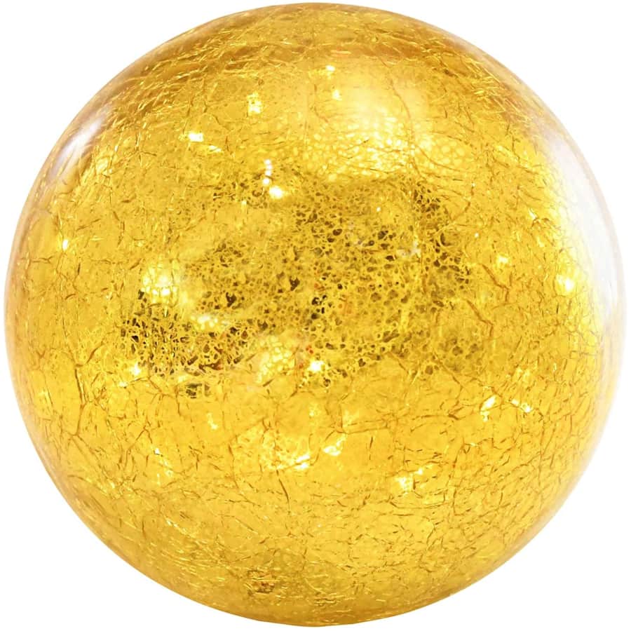 Lumabase Crackle Glass Globe Battery-Operated LED Light for $23 Lumabase Crackle Glass Globe Battery-Operated LED Light for $23