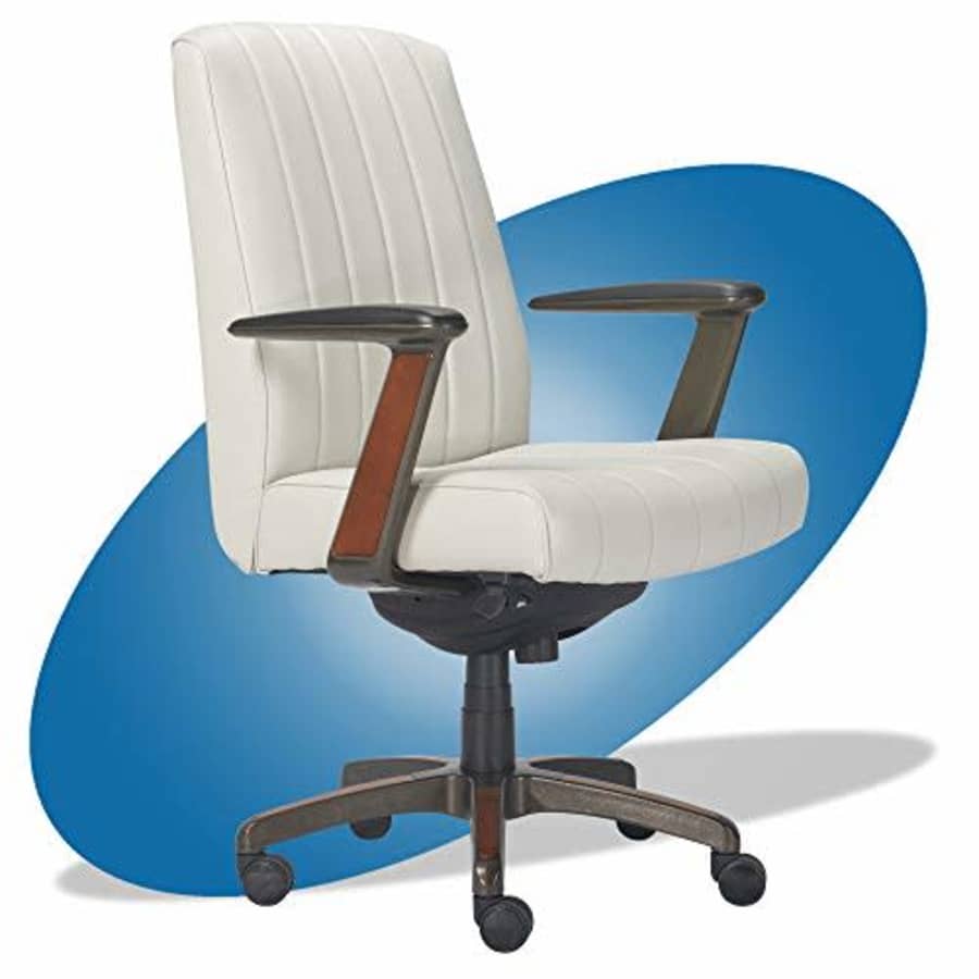 La-Z-Boy Bennett Modern Executive Lumbar Support, Rich Wood Inlay, High-Back Ergonomic Office for $326 La-Z-Boy Bennett Modern Executive Lumbar Support, Rich Wood Inlay, High-Back Ergonomic Office for $326