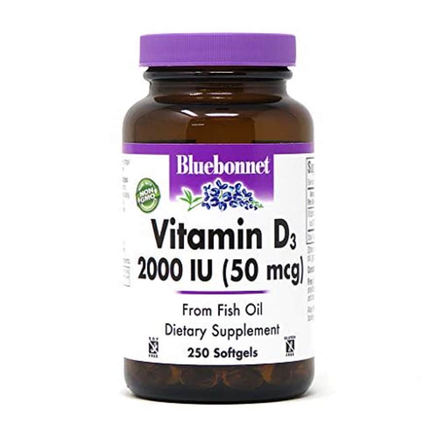 Bluebonnet Nutrition Vitamin D3 2000 IU50 mcg High Potency Immune Support, High Absorption for $18 Bluebonnet Nutrition Vitamin D3 2000 IU50 mcg High Potency Immune Support, High Absorption for $18