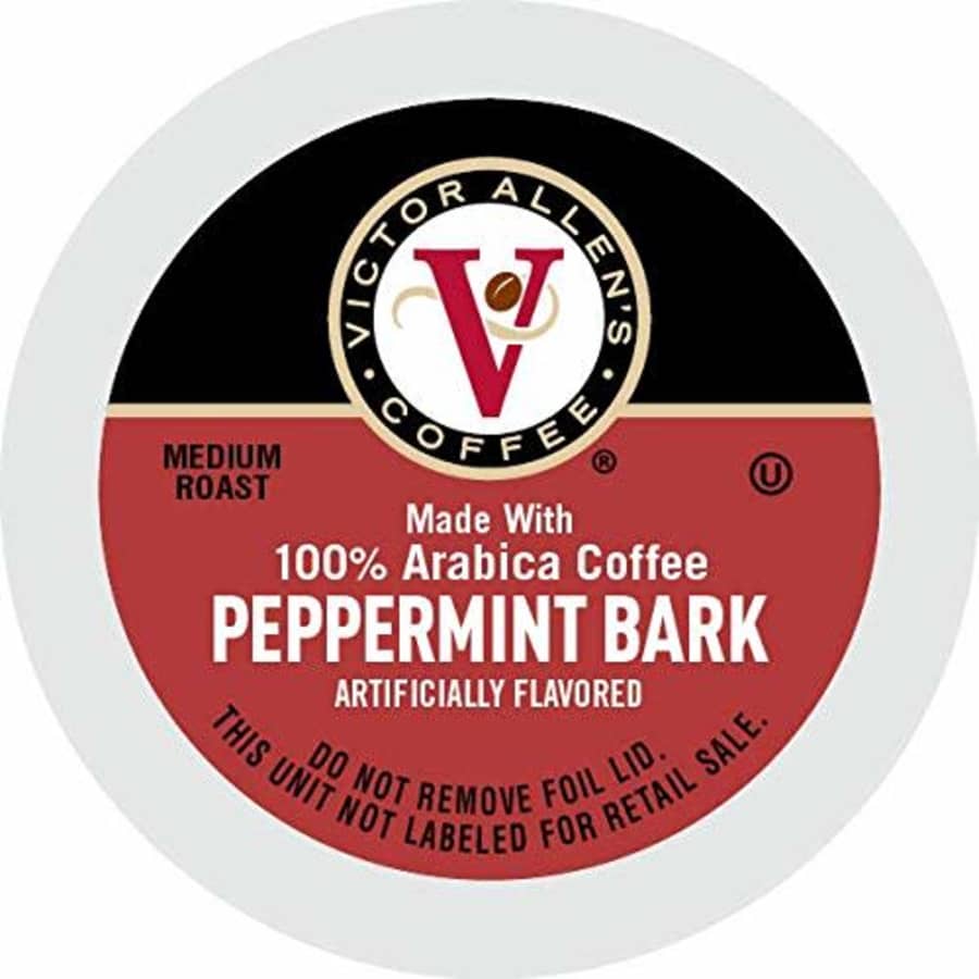 Victor Allen's Coffee Peppermint Bark K Cups, 80 Count (Compatible with 2.0 Keurig Brewers) for $32