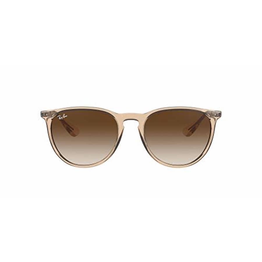 Ray-Ban Women's RB4171F Erika Asian Fit Round Sunglasses, Transparent Light Brown/Brown/Dark Brown for $78 Ray-Ban Women's RB4171F Erika Asian Fit Round Sunglasses, Transparent Light Brown/Brown/Dark Brown for $78